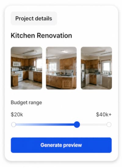 Homeowner using Contraktor